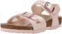 Birkenstock Kid's Rio BF Graceful Sandalen Narrow roze bruin - Thumbnail 4