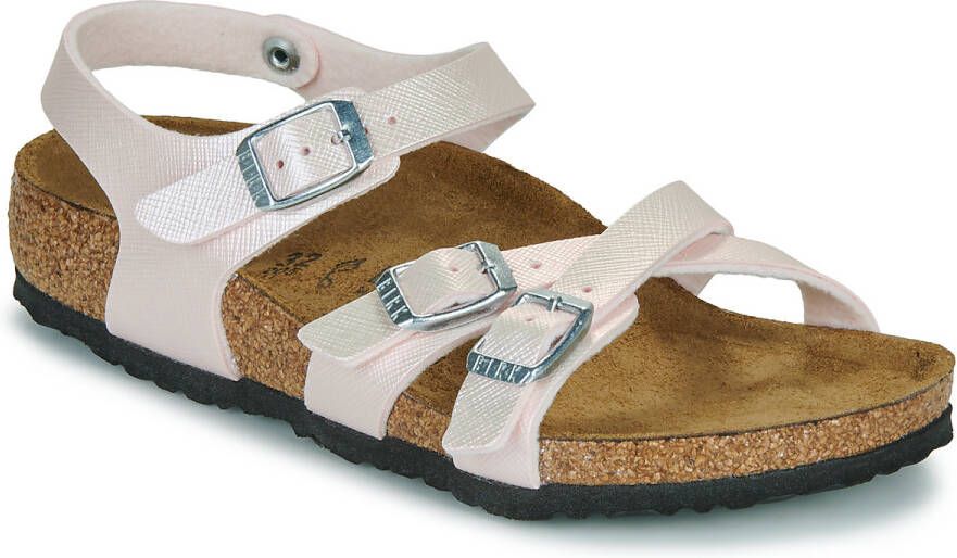 Birkenstock Sandalen Kumba Kids Saffiano Iridescent LightRose
