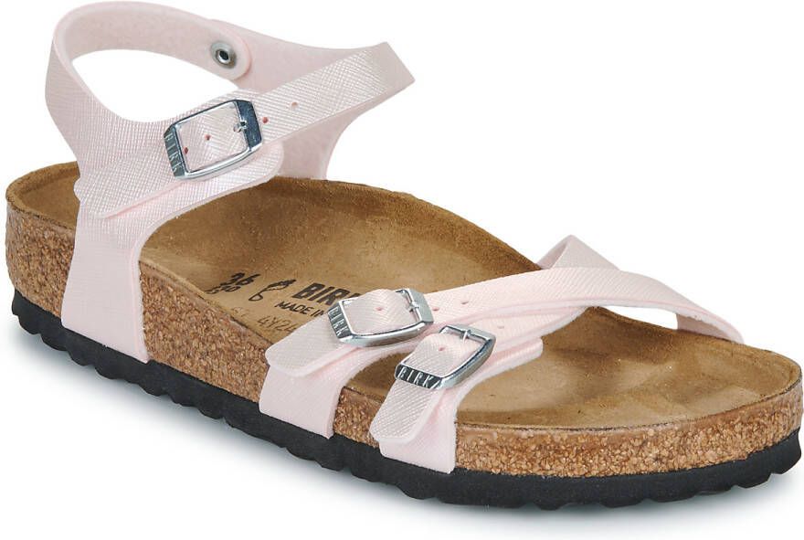 Birkenstock Sandalen Kumba Kids Saffiano Iridescent LightRose