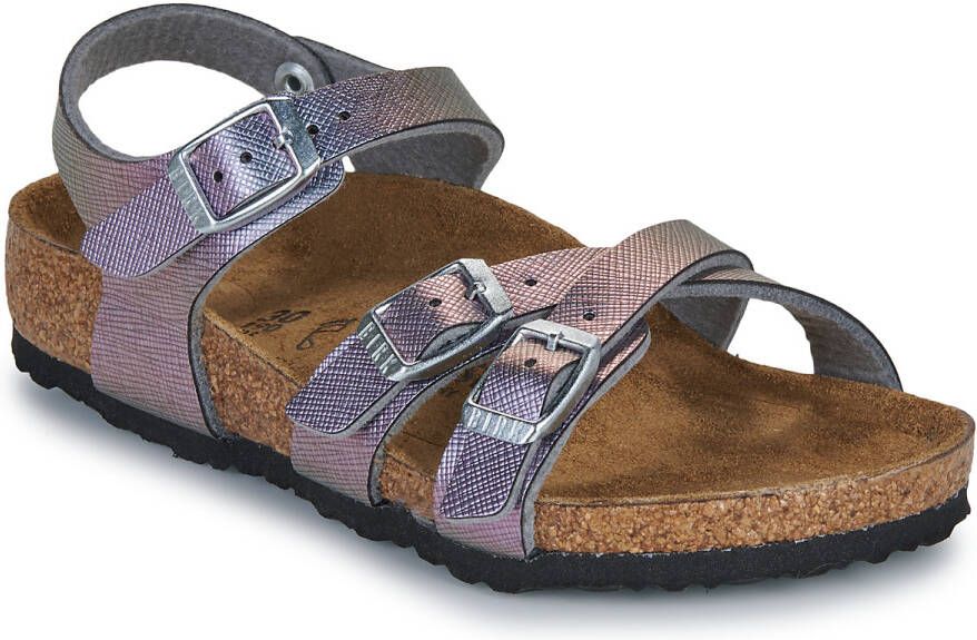 Birkenstock Sandalen Kumba Kids Saffiano Iridescent Viola