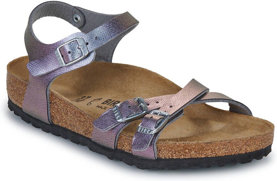 Birkenstock Sandalen Kumba Kids Saffiano Iridescent Viola