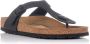 BIRKENSTOCK Teenslippers Gizeh Maat: 40 Materiaal: Leer Kleur: Zwart - Thumbnail 7