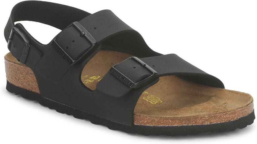Birkenstock Zwarte Sandalen met Leren en Synthetische Voering Black - Foto 13
