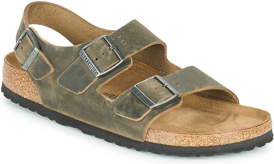 Birkenstock Teenslippers & Sliders Groen Heren - Foto 5