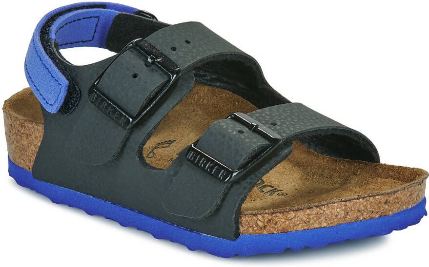 Birkenstock Sandalen Milano AS Kids BF Desert Soil Black UBlu