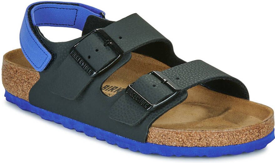Birkenstock Sandalen Milano AS Kids BF Desert Soil Black UBlu