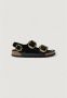 BIRKENSTOCK Slippers Dames Milano Big Buckle Dames Maat: 38 Materiaal: Leer Kleur: Zwart - Thumbnail 3