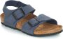 Birkenstock New York Junior Birko Flor BC Narrow Junior Sandaal Marineblauw - Thumbnail 5