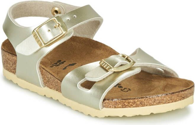 Birkenstock Rio Kids Sandalen Electric Metallic Gold Narrow fit | Goud | Imitatieleer - Foto 16