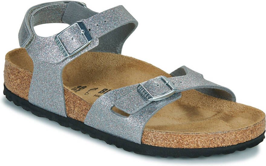 Birkenstock Sandalen Rio AS Kids BF Sparkling Silver