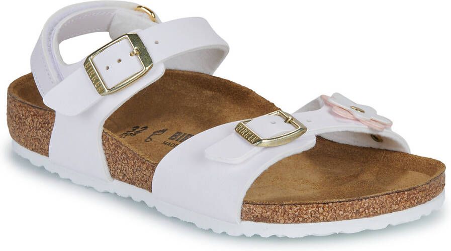 Birkenstock Sandalen Rio AS Kids Flowers BF White