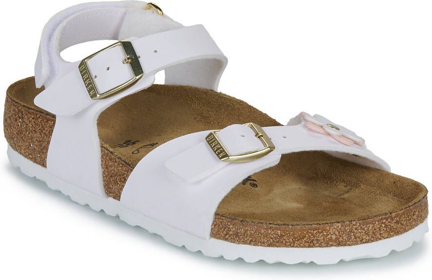 Birkenstock Sandalen Rio AS Kids Flowers BF White