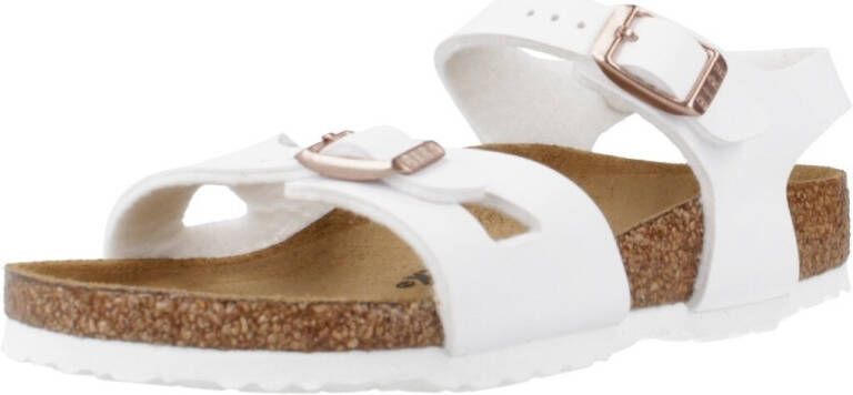 Birkenstock Rio KIds White Birko Flor WIT - Foto 6