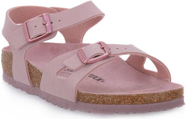 Birkenstock Rio Kids Sandalen Lavender Blush Narrow fit | Roze | Imitatieleer - Foto 4