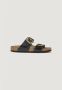 BIRKENSTOCK Slippers Dames Sydney Cushion Buckle Maat: 37 Materiaal: Leatherlook Kleur: Zwart - Thumbnail 8