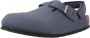 Birkenstock Kid's Tokio AS Birkibuc Sandalen Narrow blauw - Thumbnail 2