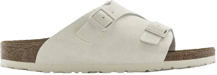 BIRKENSTOCK Slippers Dames Zurich Dames Suède Wit