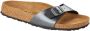 Birkenstock Madrid Dames Slippers Metallic Black Narrow fit | Zwart | Imitatieleer - Thumbnail 3