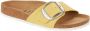 Birkenstock Madrid Dames Slippers Popcorn 37 Nubuck Big Buckle Narrow-fit - Thumbnail 3