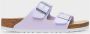 Birkenstock Geëmbosseerde Arizona Sliders Purple Dames - Thumbnail 2