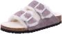 Birkenstock Arizona Shearling Slides Purple Dames - Thumbnail 2