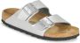 Birkenstock Arizona Slippers Metallic Silver Narrow fit | Zilver | Leer - Thumbnail 6