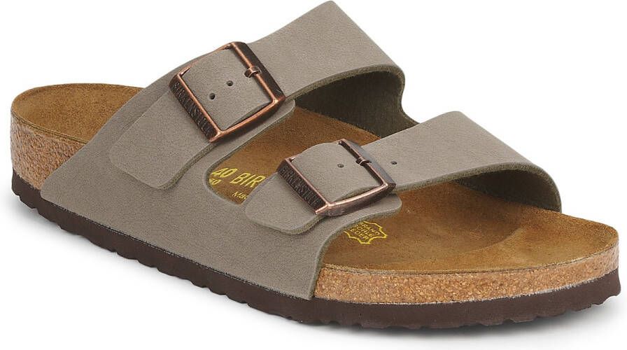 Birkenstock Arizona Slippers en Sandalen Grijs Nubuck - Foto 13