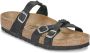 Birkenstock "Sliders Casual Open Platte Schoenen" Zwart Heren - Thumbnail 3