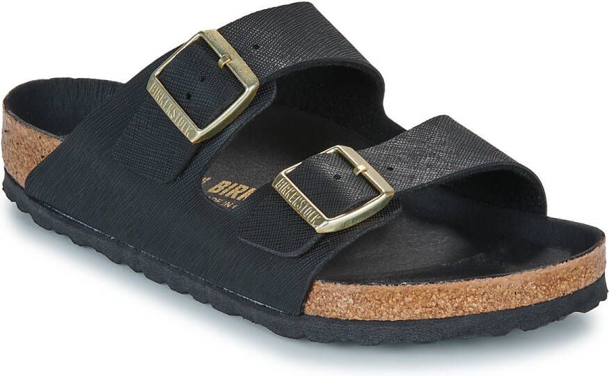 Birkenstock Slippers Arizona BF Saffiano Black