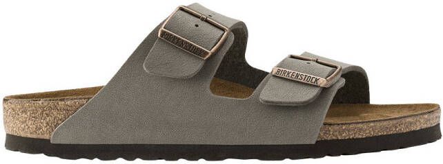 Birkenstock Slippers Arizona Birkibuc Stone
