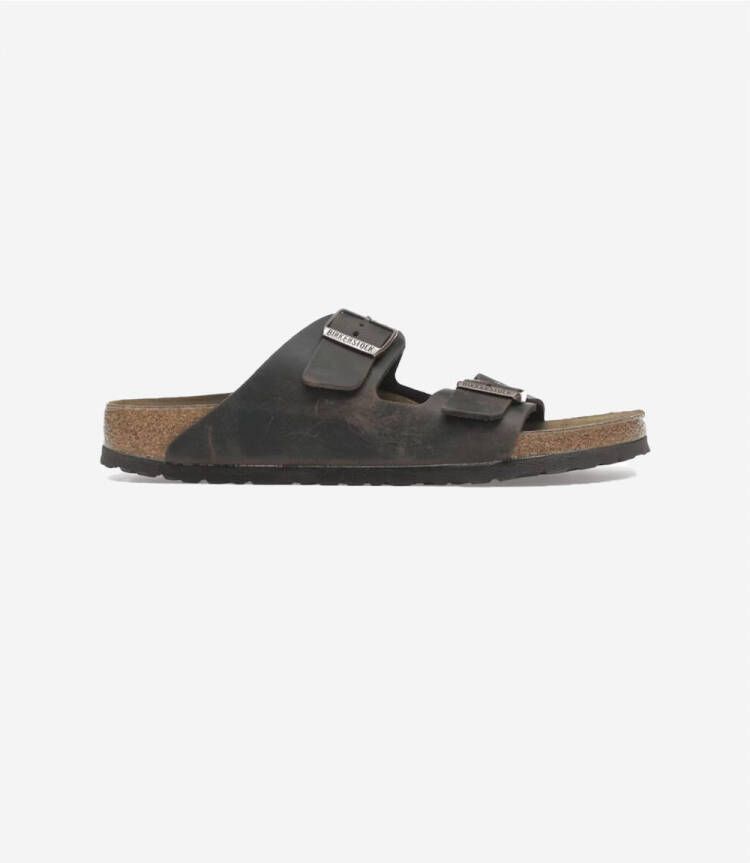 Birkenstock Slippers Arizona Birko-Flor Dark Brown ( 's)