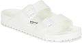 Birkenstock Witte Rubberen Slipper Dubbele Gespsluiting White - Wit