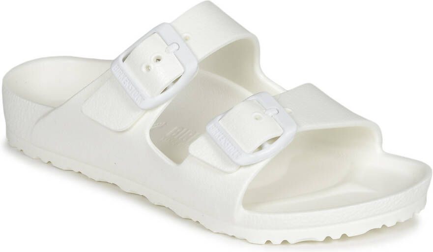 Birkenstock Witte Rubberen Slipper Dubbele Gespsluiting White - Foto 2