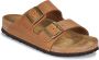 Birkenstock ARIZONA NATURAL LEATHER OILED slippers Cognac - Thumbnail 3