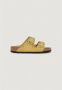 BIRKENSTOCK Teenslippers Dames Arizona Rivet Border Maat: 41 Materiaal: Suède Kleur: Geel - Thumbnail 3