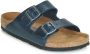 Birkenstock Arizona blauw geolied leer zacht voetbed regular sandalen uni(1013643 ) - Thumbnail 4