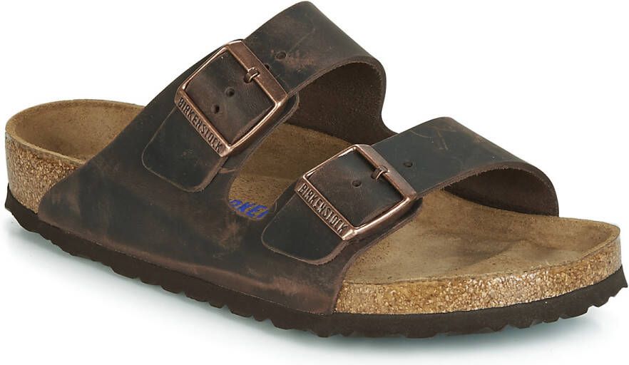 Birkenstock Arizona Slippers Habana Regular-fit Bruin Nubuck - Foto 5