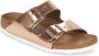 Birkenstock Slippers ARIZONA SFB in smalle schoenwijdte metallic-look met soft-voetbed - Thumbnail 3
