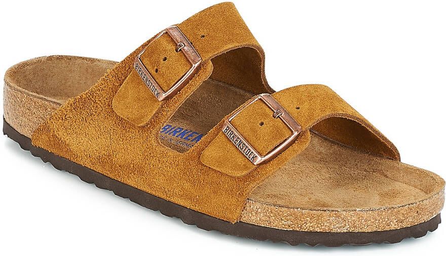 Birkenstock Arizona bruin suède zacht voetbed regular sandalen uni (1009526) - Foto 3