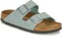 Birkenstock Arizona Slippers Faded Aqua Narrow fit | Aqua | Nubuck - Thumbnail 3