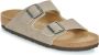 Birkenstock Slippers Arizona SYN DesDust GrTaupe Brown VEG - Thumbnail 2