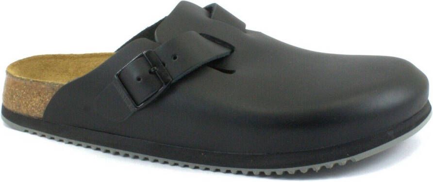 Birkenstock Boston naturleder fusion zwart narrow sandalen uni (060196) - Foto 8