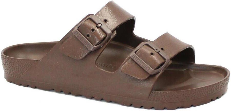 Birkenstock Chocoladebruine Dubbele Band Sandalen Brown Unisex - Foto 9