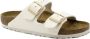 Birkenstock - s off-white-crÈme-ivoorkleur slippers & muiltjes - Thumbnail 32