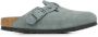 Birkenstock Boston Braided Suede Leather Basalt Gray Narrow - Thumbnail 2