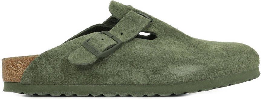 Birkenstock Sandalen Boston Suede Leather Narrow Thyme - Foto 7