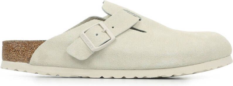 BIRKENSTOCK Instappers Dames Boston Maat: 39 Materiaal: Suède Kleur: Beige - Foto 8