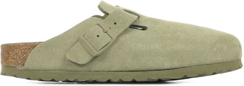 Birkenstock Suede Leather Boston Platte Schoenen Green - Foto 20