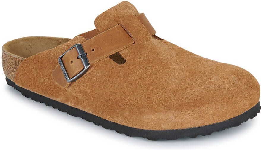 Birkenstock Klompen Boston LEVE LEOI Cognac