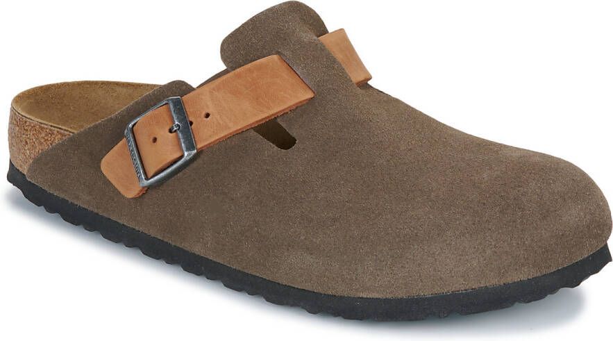 Birkenstock Klompen Boston LEVE LEOI Concrete Gray